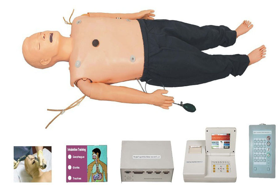 高级多功能急救训练模拟人（心肺复苏CPR、气管